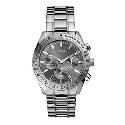 Guess Chase Men's Round Grey Dial Bracelet Watch Guess Chase Men's Round Grey Dial Bracelet Watch