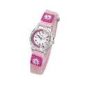 Lorus Girl's Pink Strap Watch