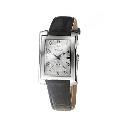Kenneth Cole Men's Rectangular Dial Leather Strap Watch