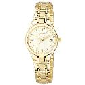 Citizen Eco-Drive Ladies' Gold-Plated Bracelet Watch