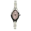 Sekonda Ladies' Pink Dial Semi-bangle Watch