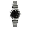 Sekonda Ladies' Stone Set Black Dial Bracelet Watch