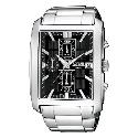 Lorus Men's Rectangular Dial Chronograph Bracelet Watch