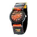 Zeon Disney Cars Lightning McQueen Velcro Strap Watch