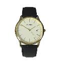 Sekonda Men's Black Gold-Plated Case Watch