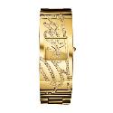 Guess Ladies' Stone Set Gold-Plated Bangle Watch