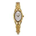 Sekonda Ladies' Diamond Set Gold-Plated Bracelet Watch