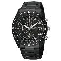 Lorus Men's Chronograph Black Bracelet Watch