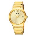 Pulsar Men's Gold-Plated Bracelet Watch