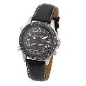 Sekonda Men's Black Strap Chronograph Watch