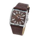 Diesel Men's Brown Dial Leather Strap Watch