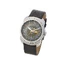 Diesel Men's Grey Dial Brown Leather Strap Watch