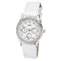 Oasis Ladies' Multi-functional Dial White Strap Watch