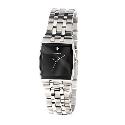 Accurist Men's Stainless Steel Bracelet & Black Dial Watch