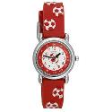 JK Henderson Child's Red Football Strap Watch