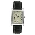 Sekonda Men's Black Leather Strap Watch