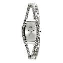 Oasis Ladies' Stone Set Diamond Dial Semi Bangle Watch