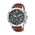 Citizen Eco-Drive Men's Brown Leather Strap Watch