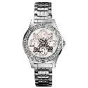 Guess Ladies' Round Dial, Stone-set Bracelet Watch