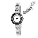 Anne Klein Stainless Steel Semi Bangle Watch