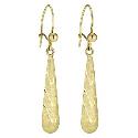 9ct Gold Drop Earrings