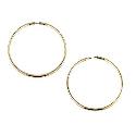 9ct Gold Large Hoop Earrings