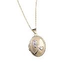 9ct Gold Guardian Angel Locket