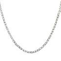 9ct White Gold 20" Anchor Chain