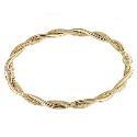 9ct Yellow Gold Twist Bracelet