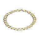 Men's 9ct Gold Curb Bracelet