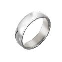 Palladium Super Heavy Weight  Wedding 6mm Ring