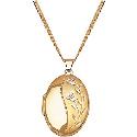 9ct Gold Oval Locket