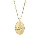 9ct Gold Oval Locket