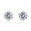 9ct Gold Cubic Zirconia Stud Earrings