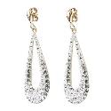 Evoke 9ct Gold Drop Earrings