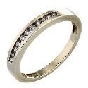 9ct Gold 0.15 Carat Diamond Eternity Ring