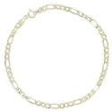 9ct Gold Figaro Bracelet