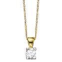 18ct Gold 1/4 Carat Forever Diamonds Pendant