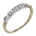 18ct Gold Quarter Carat Diamond Eternity Ring