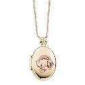 9ct Clogau Yellow And Rose Gold Locket