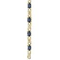 9ct Gold Sapphire & Diamond Bracelet