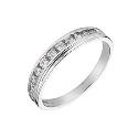 9ct White Gold 1/3 Carat 11 Stone Diamond Ring