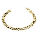 9ct Yellow Gold 8" Curb Bracelet