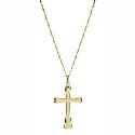 9ct Gold Polished Cross Pendant