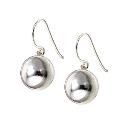 Sterling Silver Bead Earrings 10mm