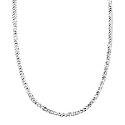 9ct White Gold 20" Hollow Curb Chain