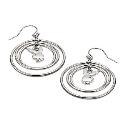 Playboy Multi Circle Earrings