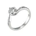 Forever Diamonds 18ct White Gold 0.50 Carat Diamond Ring