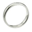 18ct White Gold Extra Heavy 2mm Court Wedding Ring
