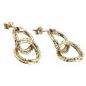 Eleganzia Exclusive 9ct Gold Earrings